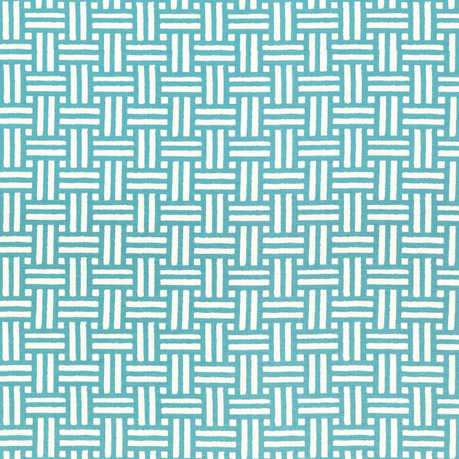 Piermont Turquoise F910622 by Thibaut Fabric Thibaut Fabric Piermont Turquoise F910622Fabric Ceylon Fabric 56% Linen, 44% Cotton INDIA </p><p>Repeat: V: 2.75 54 - Fabric Carolina -