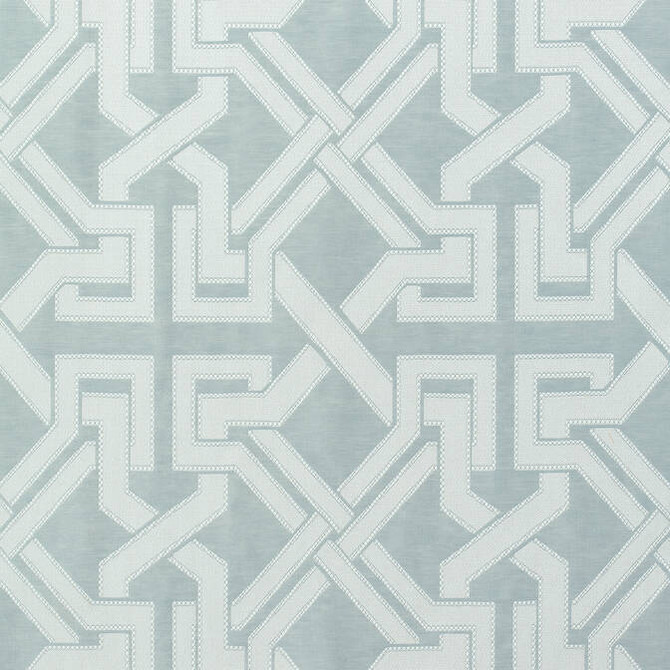 Benedetto Aqua W772580 by Thibaut Fabric Thibaut Fabric Benedetto Aqua W772580Fabric Chestnut Hill Fabric 52% Vis, 30% Lin, 18% Cot ITALY </p><p>Repeat: V: 15.75 54 - Fabric Carolina -