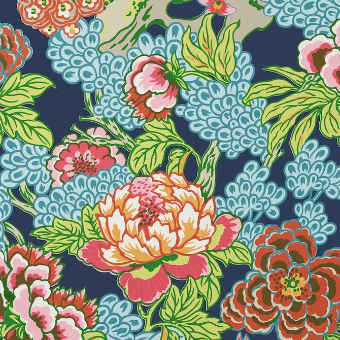 Honshu Navy T75488 by Thibaut Wallpaper Thibaut Wallpaper Honshu Navy T75488Wallpaper Dynasty Wallpaper U.S.A. </p><p>Repeat: V: 36 27 - Fabric Carolina -
