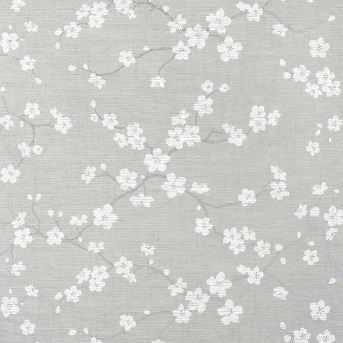 Sakura Grey T75515 by Thibaut Wallpaper Thibaut Wallpaper Sakura Grey T75515Wallpaper Dynasty Paperweave KOREA </p><p>Repeat: V: 27.5 36 - Fabric Carolina -