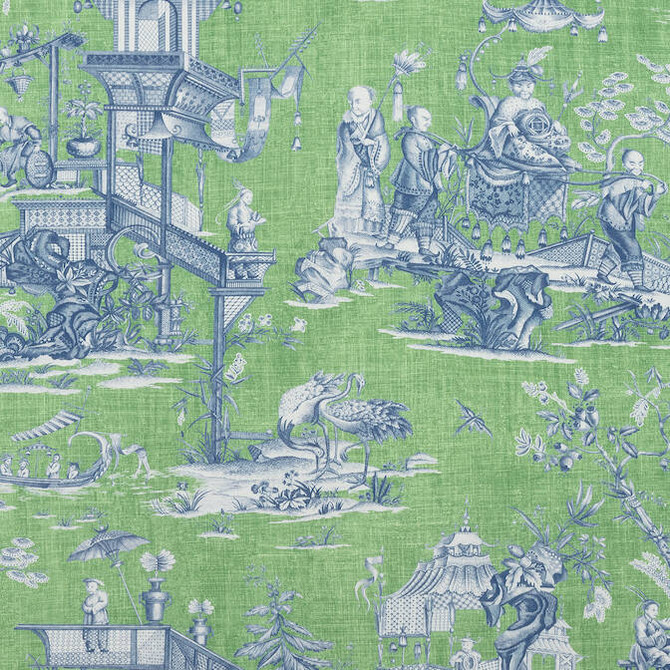 Cheng Toile Green and Blue F975467 by Thibaut Fabric Thibaut Fabric Cheng Toile Green and Blue F975467Fabric Dynasty Fabric Book 100% Cotton UNITED KINGDOM </p><p>Repeat: V: 35 54 - Fabric Carolina -