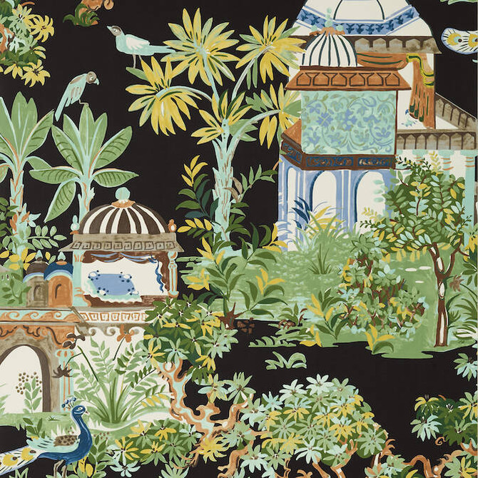 Mystic Garden Black T20825 by Thibaut Wallpaper Thibaut Wallpaper Mystic Garden Black T20825Wallpaper Eden Non Woven Wallpaper UNITED STATES </p><p>Repeat: V: 48 27 - Fabric Carolina -