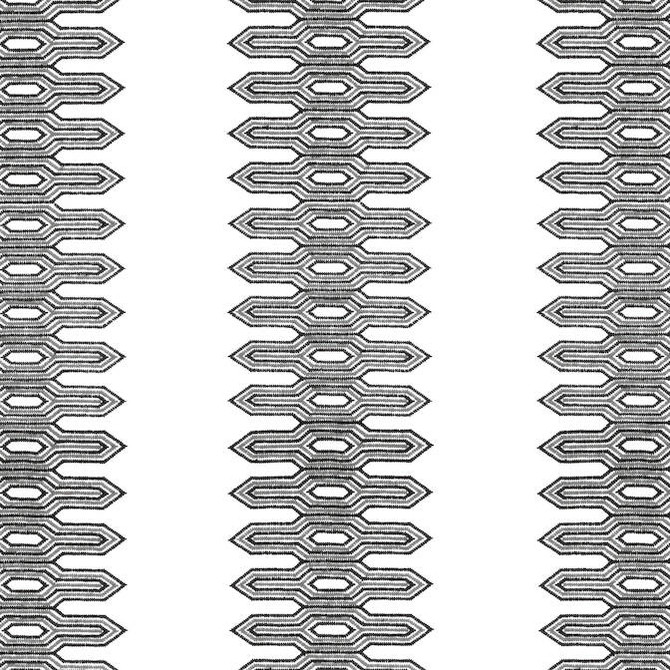 Nola Stripe Embroidery Black W720809 by Thibaut Fabric Thibaut Fabric Nola Stripe Embroidery Black W720809Fabric Eden Fabric Book 59% Cot, 41% Linen w/ 100% Spun Poly Emb INDIA </p><p>Repeat: V: 1.75 52 - Fabric Carolina -