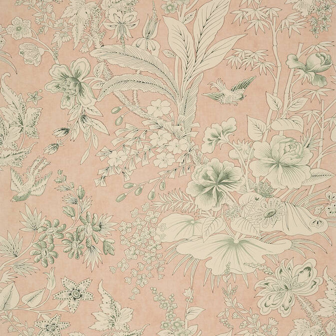 Rosalind Blush T13600 by Thibaut Wallpaper Thibaut Wallpaper Rosalind Blush T13600Wallpaper Grand Palace Non Woven Wallpaper UNITED STATES </p><p>Repeat: V: 27 27 - Fabric Carolina -