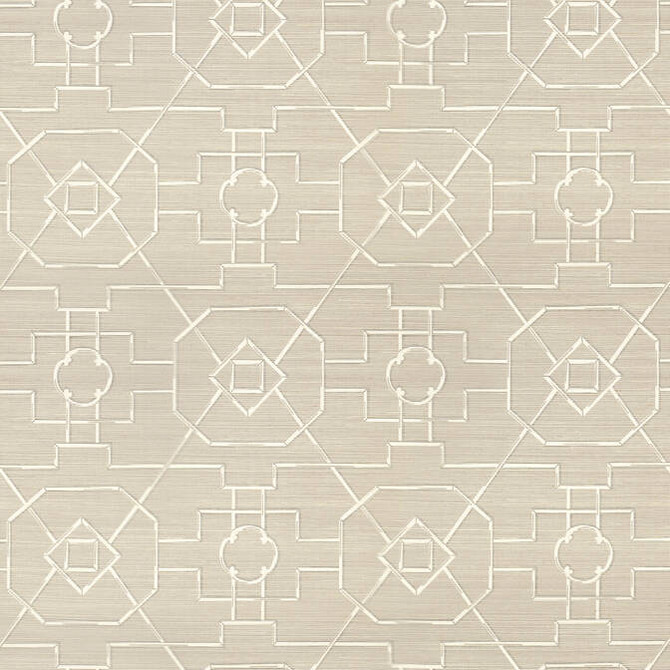East Gate Taupe T41151 by Thibaut Wallpaper Thibaut Wallpaper East Gate Taupe T41151Wallpaper Grasscloth Resource 3 Printed Sisal KOREA </p><p>Repeat: V: 19 36 - Fabric Carolina -