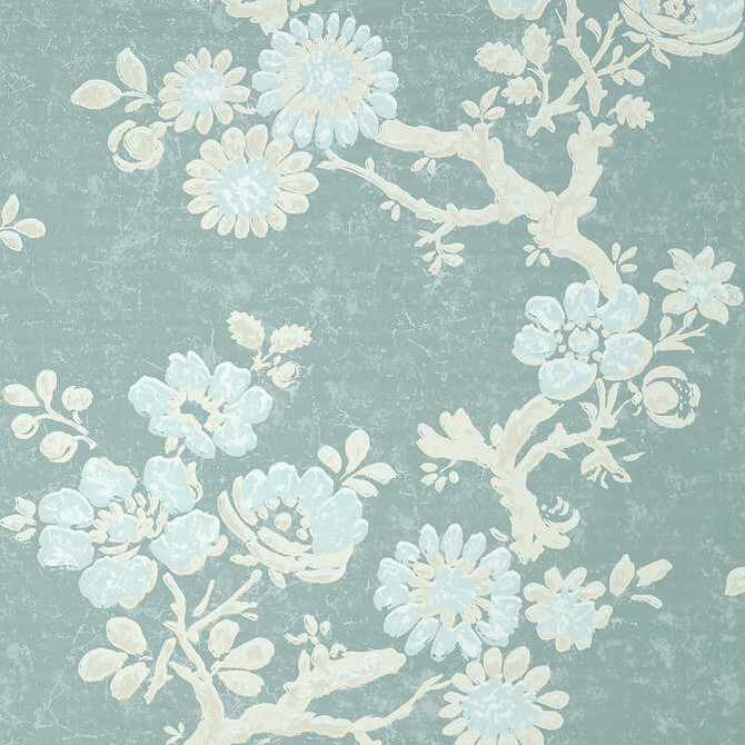 Claudette Robin's Egg T10815 by Thibaut Wallpaper Thibaut Wallpaper Claudette Robin's Egg T10815Wallpaper Heritage Wallpaper UNITED STATES </p><p>Repeat: V: 36 27 - Fabric Carolina -