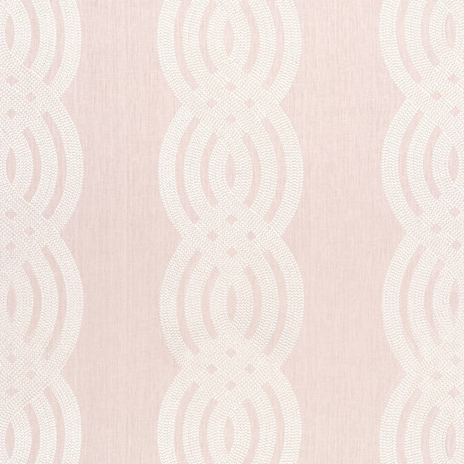 Braid Embroidery Blush W710801 by Thibaut Fabric Thibaut Fabric Braid Embroidery Blush W710801Fabric Heritage Fabric Book 60% Linen, 35% Viscose, 5% Poly INDIA </p><p>Repeat: V: 7.5 54 - Fabric Carolina -
