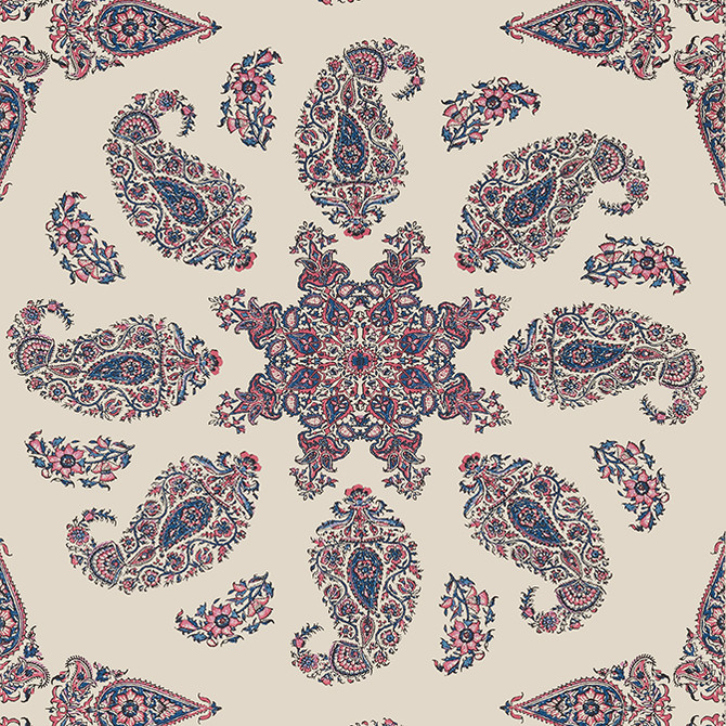 East India Raspberry and Blue on Natural T36430 by Thibaut Wallpaper Thibaut Wallpaper East India Raspberry and Blue on Natural T36430Wallpaper Indienne Non Woven Wallpaper UNITED STATES </p><p>Repeat: V: 25.25 27 - Fabric Carolina -
