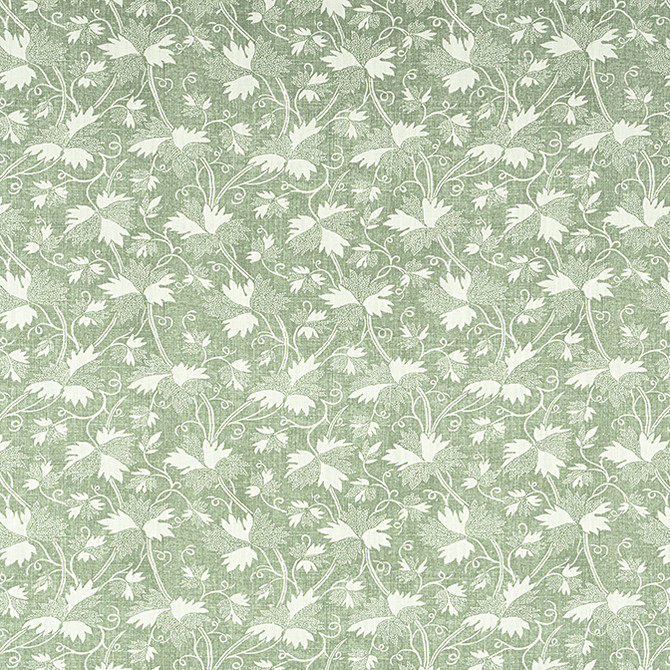 Chester Green F936435 by Thibaut Fabric Thibaut Fabric Chester Green F936435Fabric Indienne Fabric Book 90% Cotton, 10% Linen SCOTLAND </p><p>Repeat: V: 9.75 54 - Fabric Carolina -