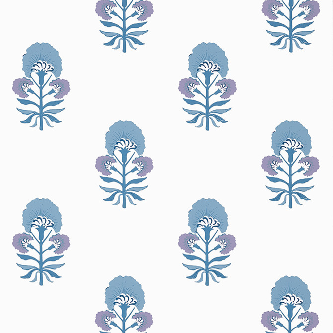 Tybee Bud Lavender and Blue T16216 by Thibaut Wallpaper Thibaut Wallpaper Tybee Bud Lavender and Blue T16216Wallpaper Kismet Wallpaper U.S.A. </p><p>Repeat: V: 12.75 27 - Fabric Carolina -