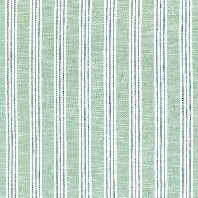 Southport Stripe Kelly Green and Navy W73487 by Thibaut Fabric Thibaut Fabric Southport Stripe Kelly Green and Navy W73487Fabric Landmark 95% Polyester, 5% Olefin (UV) U.S.A. </p><p>Repeat: V: 3.5 54 - Fabric Carolina -