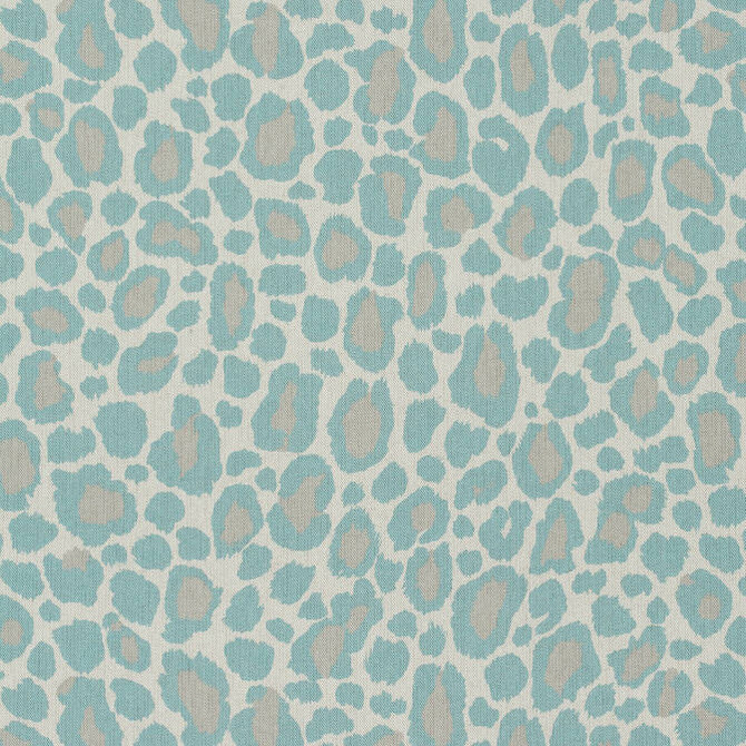 African Leopard Aqua AF72977 by Anna French Fabric Anna French Fabric African Leopard Aqua AF72977Fabric Manor 55% Linen, 45% Cotton U.S.A. </p><p>Repeat: V: 17.5 54 - Fabric Carolina -