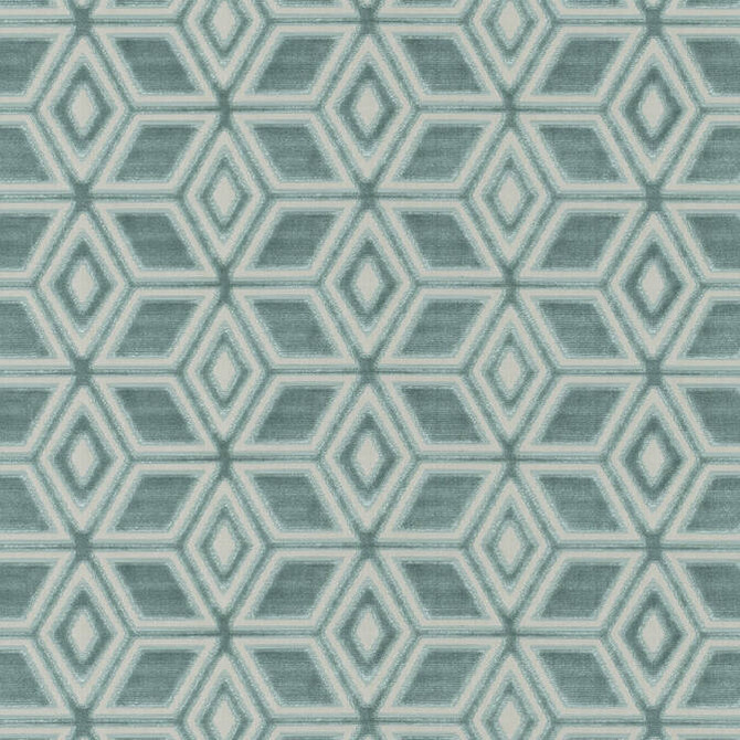 Jardin Maze Velvet Aqua AW72983 by Anna French Fabric Anna French Fabric Jardin Maze Velvet Aqua AW72983Fabric Manor 79% Viscose, 21% Polyester BELGIUM </p><p>Repeat: V: 4.5 54 - Fabric Carolina -