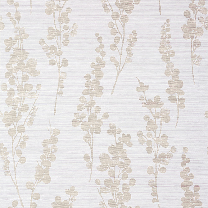 Spring Blooms Metallic Pewter on Lavender T41052 by Thibaut Wallpaper Thibaut Wallpaper Spring Blooms Metallic Pewter on Lavender T41052Wallpaper Modern Resource 4 Non-Woven Vinyl Wallpaper UNITED STATES </p><p>Repeat: V: 27 27 - Fabric Carolina -