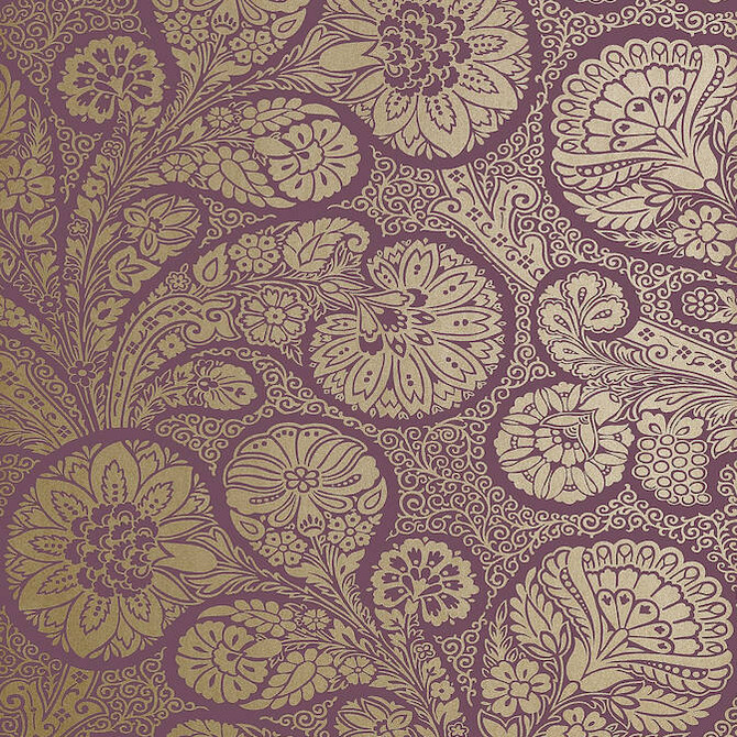 Troubadour Metallic Gold on Plum T13062 by Thibaut Wallpaper Thibaut Wallpaper Troubadour Metallic Gold on Plum T13062Wallpaper Monterey Wallpaper UNITED KINGDOM </p><p>Repeat: V: 36 27 - Fabric Carolina -