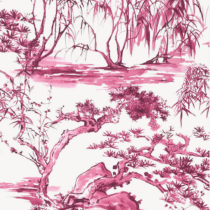 Kyoto Fuchsia AT9831 by Anna French Wallpaper Anna French Wallpaper Kyoto Fuchsia AT9831Wallpaper Nara Wallpaper UNITED STATES </p><p>Repeat: V: 36 27 - Fabric Carolina -