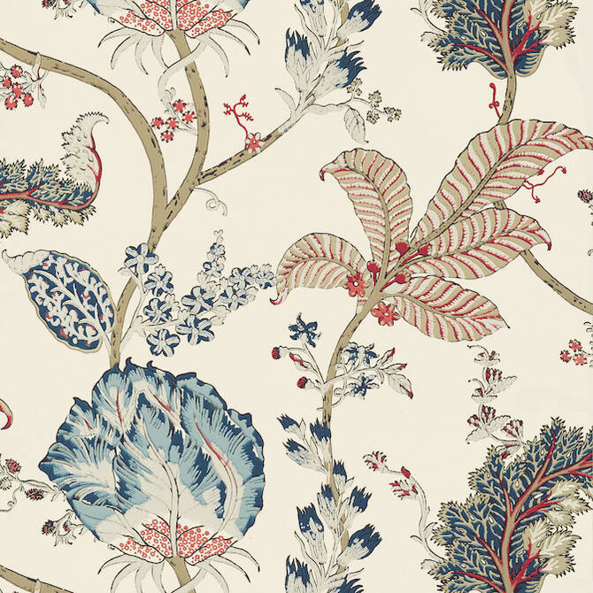 Kalamkari Vine Blue and Red AT78742 by Anna French Wallpaper Anna French Wallpaper Kalamkari Vine Blue and Red AT78742Wallpaper Palampore Non Woven Wallpaper UNITED KINGDOM </p><p>Repeat: V: 24 27 - Fabric Carolina -