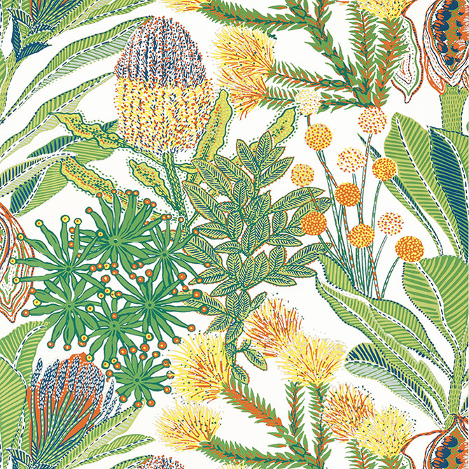 Protea Brights T13921 by Thibaut Wallpaper Thibaut Wallpaper Protea Brights T13921Wallpaper Palm Grove Wallpaper U.S.A. </p><p>Repeat: V: 25.25 27 - Fabric Carolina -