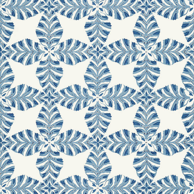 Starleaf Blue T2974 by Thibaut Wallpaper Thibaut Wallpaper Starleaf Blue T2974Wallpaper Paramount Wallpaper U.S.A. </p><p>Repeat: V: 12.5 27 - Fabric Carolina -