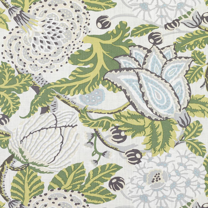 Mitford Green and White F92949 by Thibaut Fabric Thibaut Fabric Mitford Green and White F92949Fabric Paramount Fabric Book 100% Linen UNITED KINGDOM </p><p>Repeat: V: 25 54 - Fabric Carolina -