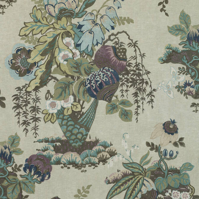 Fairbanks Plum AF9641 by Anna French Fabric Anna French Fabric Fairbanks Plum AF9641Fabric Savoy Fabric Book 100% Linen UNITED KINGDOM </p><p>Repeat: V: 29 54 - Fabric Carolina -