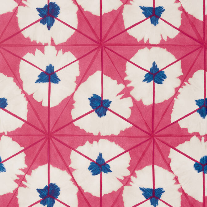 Sunburst Pink and Blue T13087 by Thibaut Wallpaper Thibaut Wallpaper Sunburst Pink and Blue T13087Wallpaper Summer House Wallpaper U.S.A. </p><p>Repeat: V: 23.5 27 - Fabric Carolina -