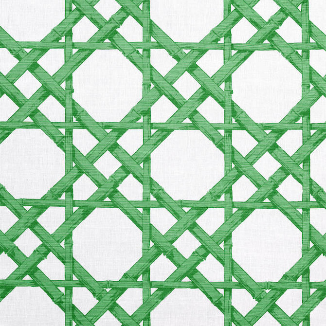 Cyrus Cane Emerald Green F913140 by Thibaut Fabric Thibaut Fabric Cyrus Cane Emerald Green F913140Fabric Summer House Fabric Book 55% Linen, 45% Cotton U.S.A. </p><p>Repeat: V: 27 54 - Fabric Carolina -