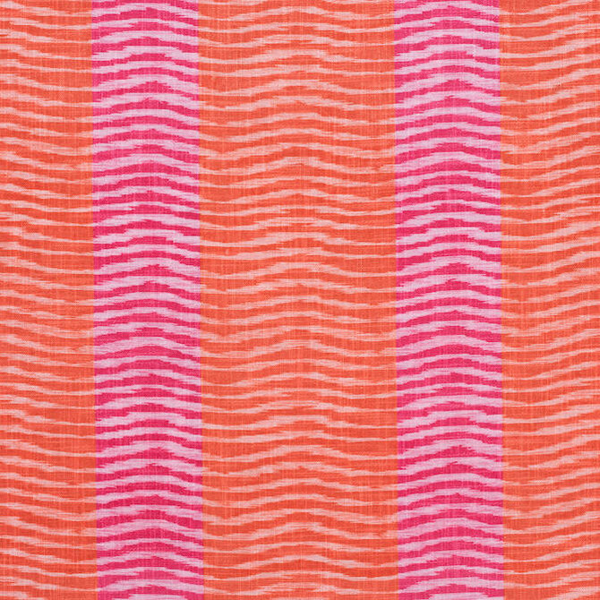 Wavelet Pink and Coral F913095 by Thibaut Fabric Thibaut Fabric Wavelet Pink and Coral F913095Fabric Summer House Fabric Book 51% Linen, 49% Viscose THAILAND </p><p>Repeat: V: 8 54 - Fabric Carolina -