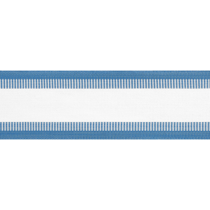 Nordia Tape Island Blue E81854 by Thibaut Fabric Thibaut Fabric Nordia Tape Island Blue E81854Fabric Tapes & Trims Vol. 4 100% Solution Dyed Polyester UNITED KINGDOM </p><p>Repeat: V: - 2.75 - Fabric Carolina -