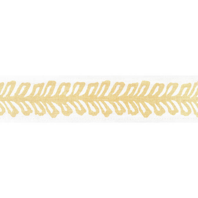 Lenox Tape Sunshine E12044 by Thibaut Fabric Thibaut Fabric Lenox Tape Sunshine E12044Fabric Tapes & Trims Volume 1 100% Linen INDIA </p><p>Repeat: V: 3.75 2 - Fabric Carolina -