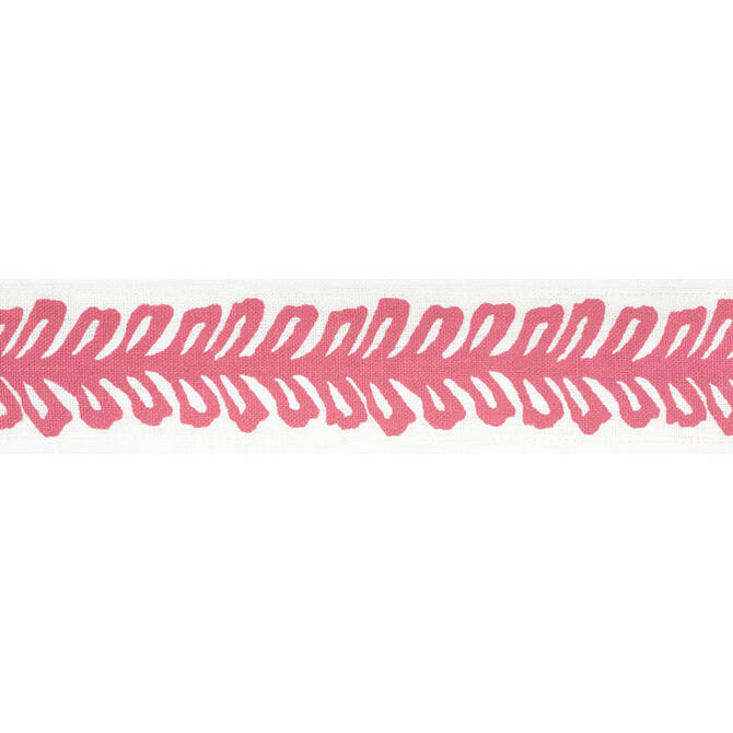 Lenox Tape Peony E12046 by Thibaut Fabric Thibaut Fabric Lenox Tape Peony E12046Fabric Tapes & Trims Volume 1 100% Linen INDIA </p><p>Repeat: V: 3.75 2 - Fabric Carolina -