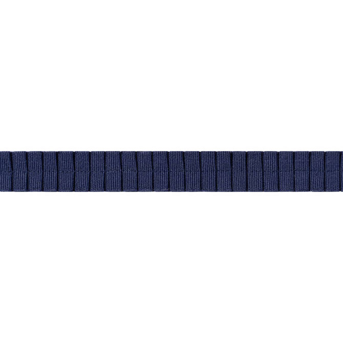 Pleated Tape Navy E12064 by Thibaut Fabric Thibaut Fabric Pleated Tape Navy E12064Fabric Tapes & Trims Volume 1 100% Cotton INDIA </p><p>Repeat: V: 0.37 0.87 - Fabric Carolina -