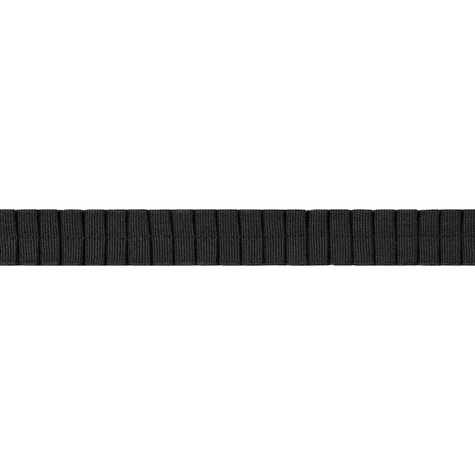 Pleated Tape Onyx E12069 by Thibaut Fabric Thibaut Fabric Pleated Tape Onyx E12069Fabric Tapes & Trims Volume 1 100% Cotton INDIA </p><p>Repeat: V: 0.37 0.87 - Fabric Carolina -