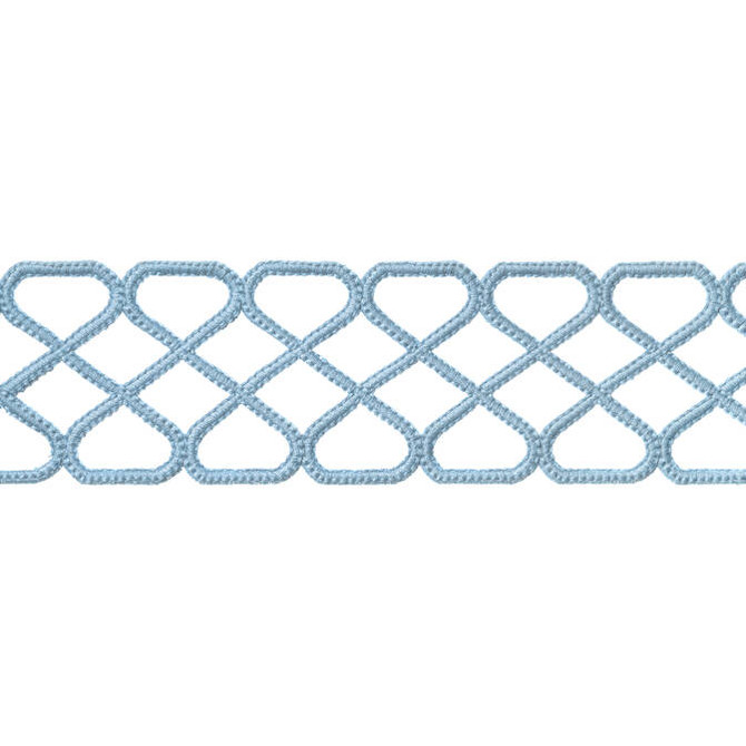 Ripley Applique Sky E12033 by Thibaut Fabric Thibaut Fabric Ripley Applique Sky E12033Fabric Tapes & Trims Volume 1 100% Polyester INDIA </p><p>Repeat: V: 1.37 2.5 - Fabric Carolina -