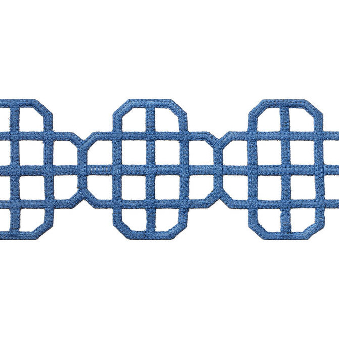 Fret Applique Bermuda E12268 by Thibaut Fabric Thibaut Fabric Fret Applique Bermuda E12268Fabric Tapes & Trims Volume 3 100% Polyester INDIA </p><p>Repeat: V: 3.25 3.5 - Fabric Carolina -