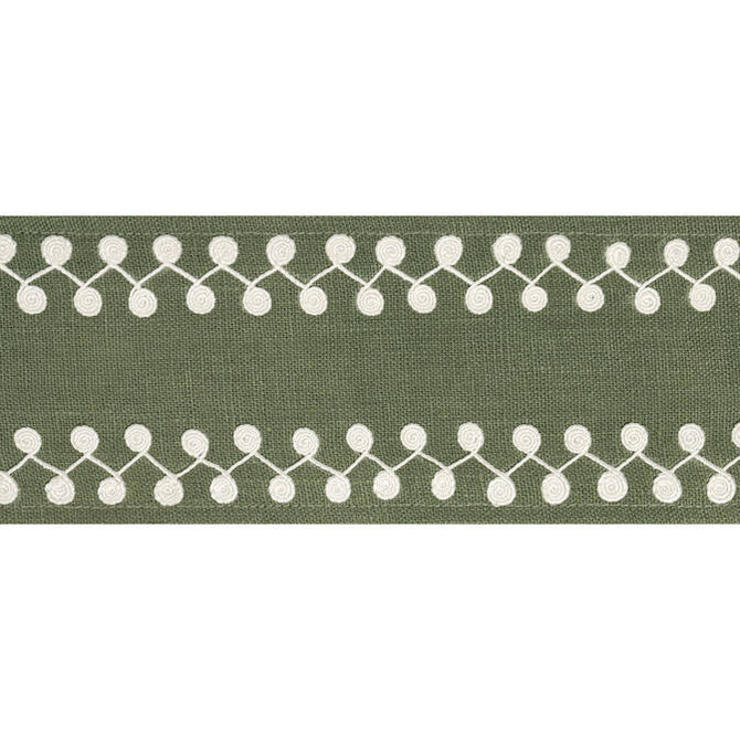 Perla Tape Juniper E12223 by Thibaut Fabric Thibaut Fabric Perla Tape Juniper E12223Fabric Tapes & Trims Volume 3 63% Linen, 34% Viscose, 3% Spun Poly INDIA </p><p>Repeat: V: 0.5 3.375 - Fabric Carolina -