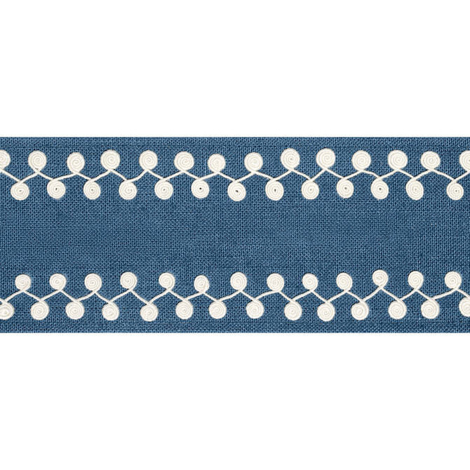 Perla Tape Bermuda E12227 by Thibaut Fabric Thibaut Fabric Perla Tape Bermuda E12227Fabric Tapes & Trims Volume 3 63% Linen, 34% Viscose, 3% Spun Poly INDIA </p><p>Repeat: V: 0.5 3.375 - Fabric Carolina -