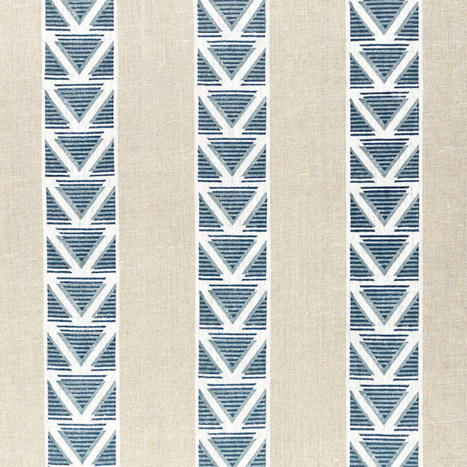 Burton Stripe Linen and Navy AF23124 by Anna French Fabric Anna French Fabric Burton Stripe Linen and Navy AF23124Fabric Willow Tree Fabric Book 100% Linen INDIA </p><p>Repeat: V: 3 54 - Fabric Carolina -