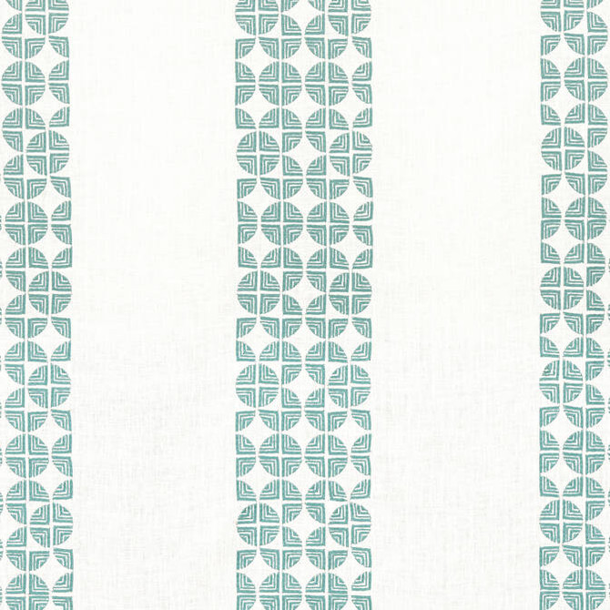 Fairmont Stripe Embroidery Teal AW23129 by Anna French Fabric Anna French Fabric Fairmont Stripe Embroidery Teal AW23129Fabric Willow Tree Fabric Book 90% Linen, 10% Viscose INDIA </p><p>Repeat: V: 9.5 51.5 - Fabric Carolina -