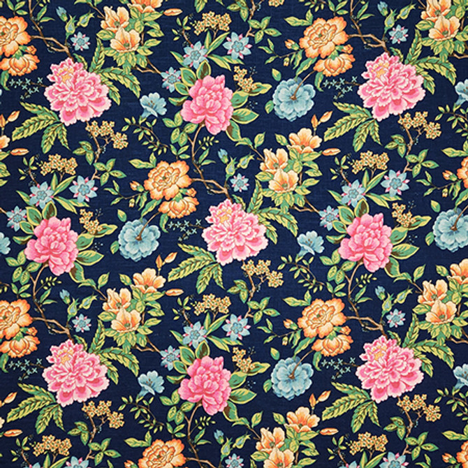 Common Courtesy Classic Navy by Carole Designer Fabric First Impressions 55% Linen, 45% Viscose S Korea 24 1/4" V, 13 1/2" H HD 54.75" - Swanky Fabrics - Common Courtesy Classic Navy by Carole Designer Fabric First Impressions 55% Linen, 45% Viscose S Korea 24 1/4" V, 13 1/2" H HD 54.75" - Swanky Fabrics -