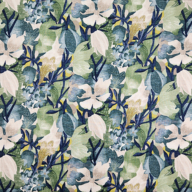 Juanita Topaz by Carole Designer Fabric First Impressions 55% Linen, 45% Viscose-Washed UK 17 1/2" V, 18" H HD 55" - Swanky Fabrics -