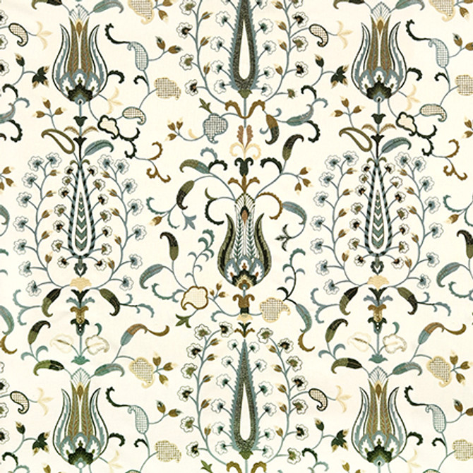Chance To Create Mineral by Carole Designer Fabric Hidden Treasure Base: 50% Poly, 50% Cotton Embr: 70% Poly, 30% Cotton India 30 1/2" V, 25 1/2" H 50" - Swanky Fabrics - Chance To Create Mineral by Carole Designer Fabric Hidden Treasure Base: 50% Poly, 50% Cotton Embr: 70% Poly, 30% Cotton India 30 1/2" V, 25 1/2" H 50" - Swanky Fabrics -