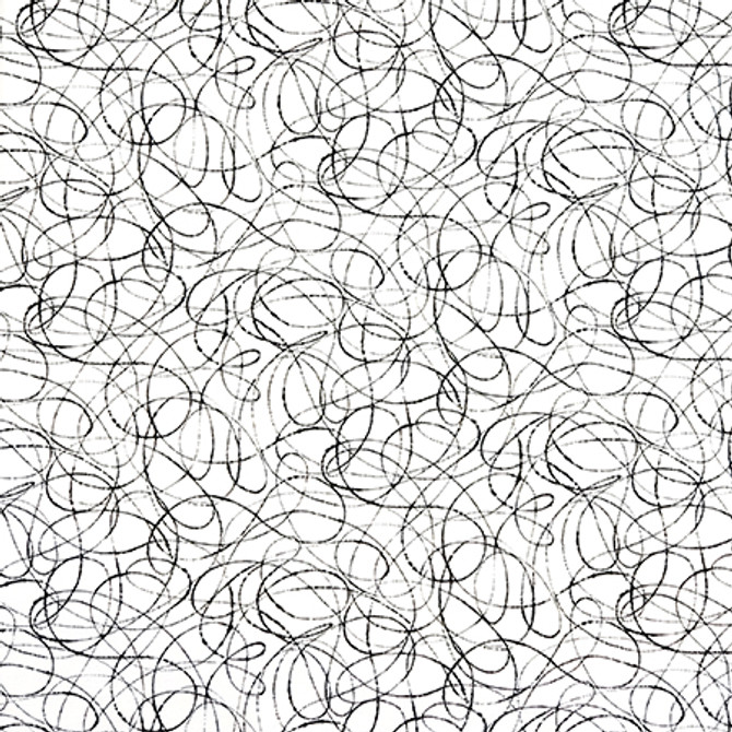 Favorite Color Domino by Carole Designer Fabric Hidden Treasure 100% Cotton Spain 13 1/2" V, 13 1/2" H HD 54" - Swanky Fabrics -