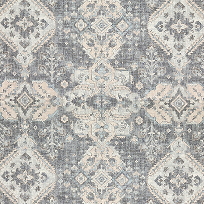 Made You Look Storm by Carole Designer Fabric Hidden Treasure 50% Polyester, 24% Cotton, 14% Linen, 12% Viscose Turkey 27 3/4" V, 28" H 55" - Swanky Fabrics -