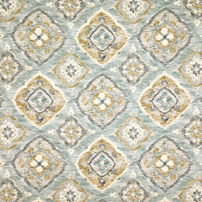 No Comparison Mist by Carole Designer Fabric Hidden Treasure 100% Cotton Spain 27" V, 13 1/2" H HD 54" - Swanky Fabrics -