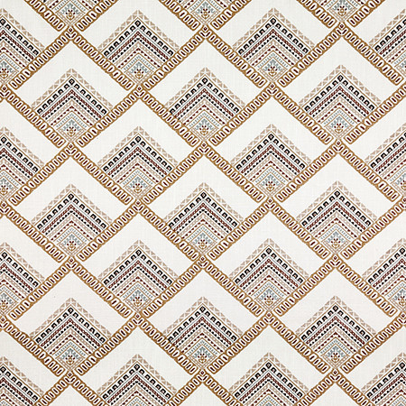 Originality Sand Dune by Carole Designer Fabric Hidden Treasure 36% Polyester, 26% Cotton, 22% Viscose, 16% Linen China 11 1/2" V, 6 1/2" H HD 54" - Swanky Fabrics -