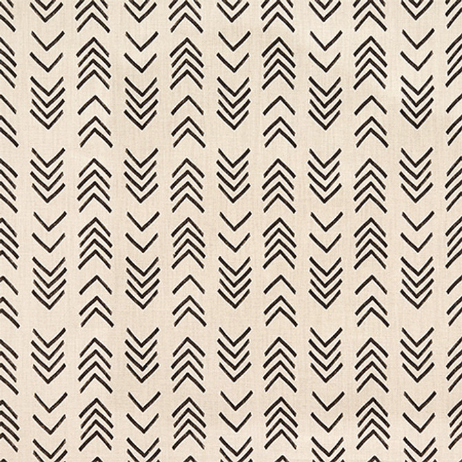 The Right Trail Black by Carole Designer Fabric Hidden Treasure 85% Cotton, 15% Linen Pakistan 13 1/2" V, 6 3/4" H 54" - Swanky Fabrics -