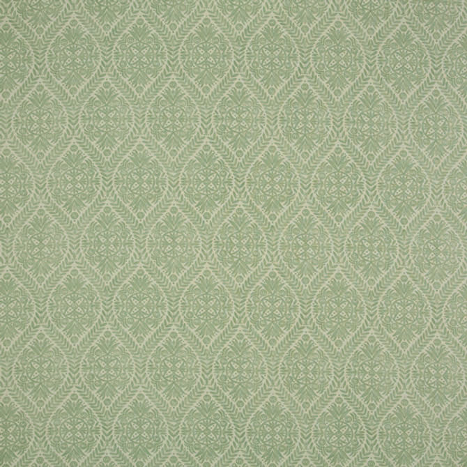Moonflower Fennel by Carole Designer Fabric Misty Glen 50% Cotton, 35% Viscose, 15% Linen India 25 1/2" V, 13 1/2" H 54 1/2"" - Swanky Fabrics -