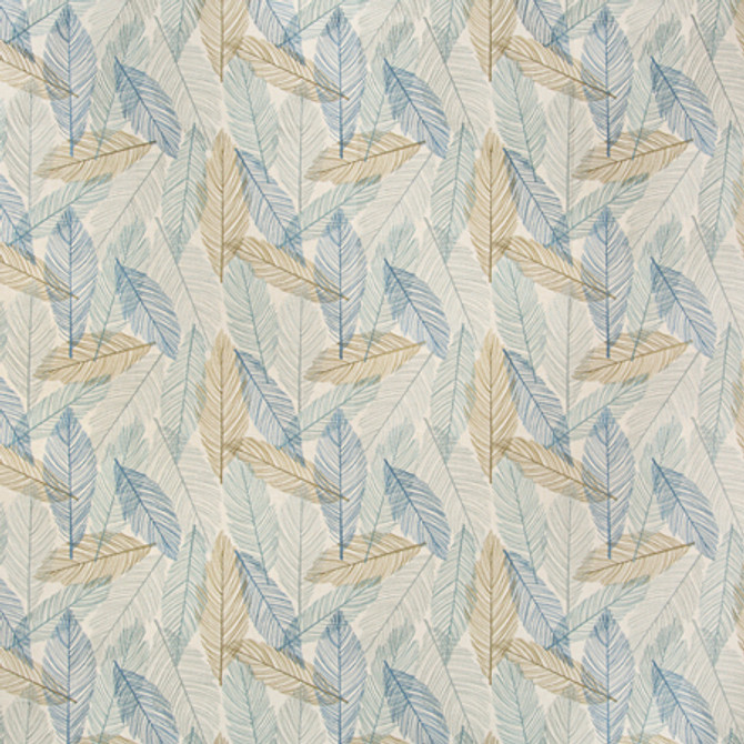 Tropic Therapy Breeze by Carole Designer Fabric Misty Glen Base: 52% Polyester, 48% Cotton Embr: 100% Viscose India 12 5/8" V, 17" H 51"" - Swanky Fabrics -