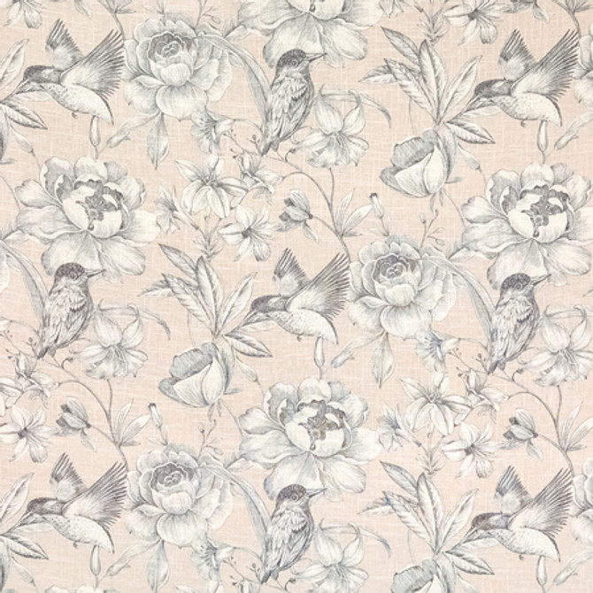 Hidden Bird Blush by Carole Designer Fabric Oasis 55% Linen, 45% Viscose-Soil Repellent S Korea 25 3/4" V, 13 1/2" HD 54.75" - Swanky Fabrics - Hidden Bird Blush by Carole Designer Fabric Oasis 55% Linen, 45% Viscose-Soil Repellent S Korea 25 3/4" V, 13 1/2" HD 54.75" - Swanky Fabrics -